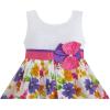 Sunny Fashion Girls Dress Purple Pink Sundress Bow Tie