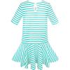 Sunny Fashion Girls Dress Striped School Bow Tie Jumper Size 5-12