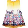 Sunny Fashion Girls Dress Tank Modern People Figure Print Blue Size 7-14