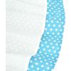 Sunny Fashion Girls Dress Turn-Down Collar Checkered Black White Summer 7-14(Blue Polka Dot)