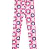 Sunny Fashion Girls Pants 3-Pack Cotton Leggings Lace Stretchy Kids Toddler(Flower Flamingo Set)