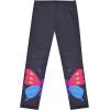 Sunny Fashion Girls Pants 3-Pack Cotton Leggings Lace Stretchy Kids Toddler(Rainbow Butterfly)