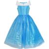 Sunny Fashion Princess Costume Dress Up Blue Size 5-12