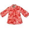 Sunny Fashion Girls Coat Red Faux Fur Lining Jacket