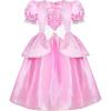 Sunny Fashion Girls Dress Pink Princess Dress Up Party Size 6-12