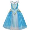 Sunny Fashion Princess Costume Dress Up Blue Size 5-12