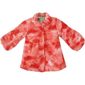 Sunny Fashion Girls Coat Red Faux Fur Lining Jacket