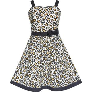 Sunny Fashion Girls Dress Heart Print Pink(Multicoloured 3)