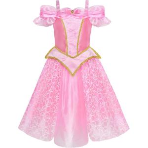 Sunny Fashion Girls Dress Princess Costume Dress Up Pink Size 4-10