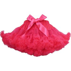 Sunny Fashion Girls Skirt Black Classic Tulle Multi-Layers Dancing Tutu Kids