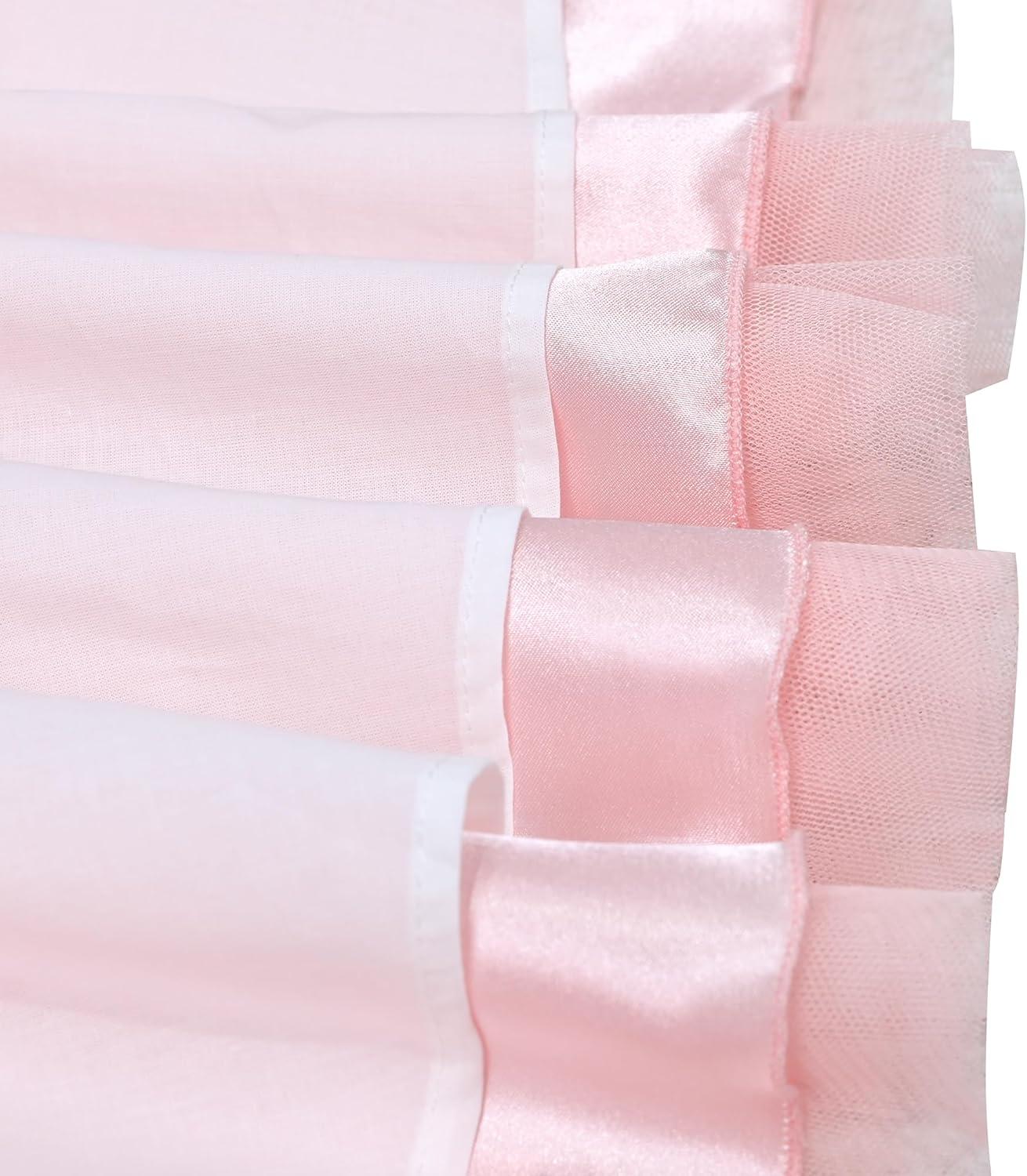 imageSunny Fashion Flower Girls Dress Purple Tiered Skirt Bridesmaid WeddingPink Mesh