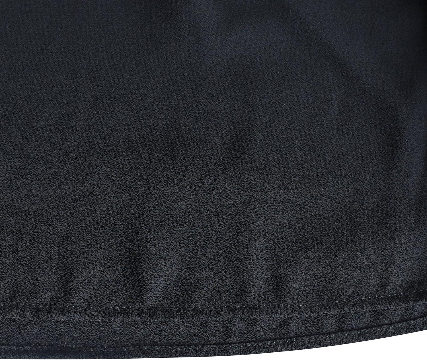 imageSunny Fashion Girls Dress White and Black Chiffon Lace Cold Shoulder Size 612