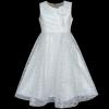 Sunny Fashion Flower Girl Dress Off White Lace First Communion Wedding Bridesmaid