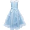 Sunny Fashion Flower Girls Dress Embroidered Sequin Wedding Pageant Bridesmaid