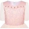 Sunny Fashion Flower Girls Dress Misty Rose Wedding Pageant Bridesmaid Size 7-14