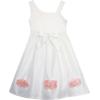 Sunny Fashion Girls Dress Asymmetric One Shoulder Flower Girl Party