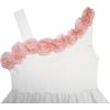 Sunny Fashion Girls Dress Asymmetric One Shoulder Flower Girl Party