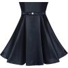 Sunny Fashion Girls Dress Black Off Shoulder Flare Party Size 6-12