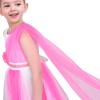Sunny Fashion Girls Dress Elegant Wedding Gown Bridesmaid Tulle Flower