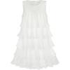 Sunny Fashion Girls Dress A-line Off White Tower Skirt Princess Size 6-12