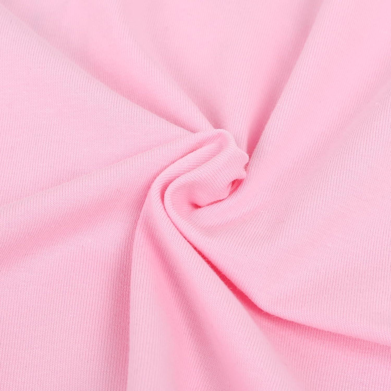 imageSunny Fashion Girls Casual Dress Cotton Long Sleeve Kite Cloud EmbroideredPink Lady