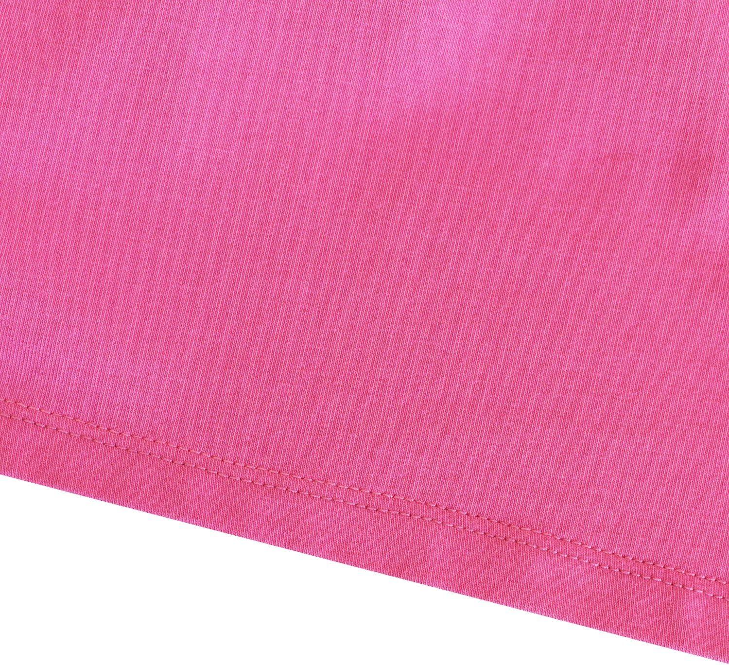 imageSunny Fashion Girls Dress Colorful Daisy Flower Rainbow Long Sleeve CottonPinkWhite