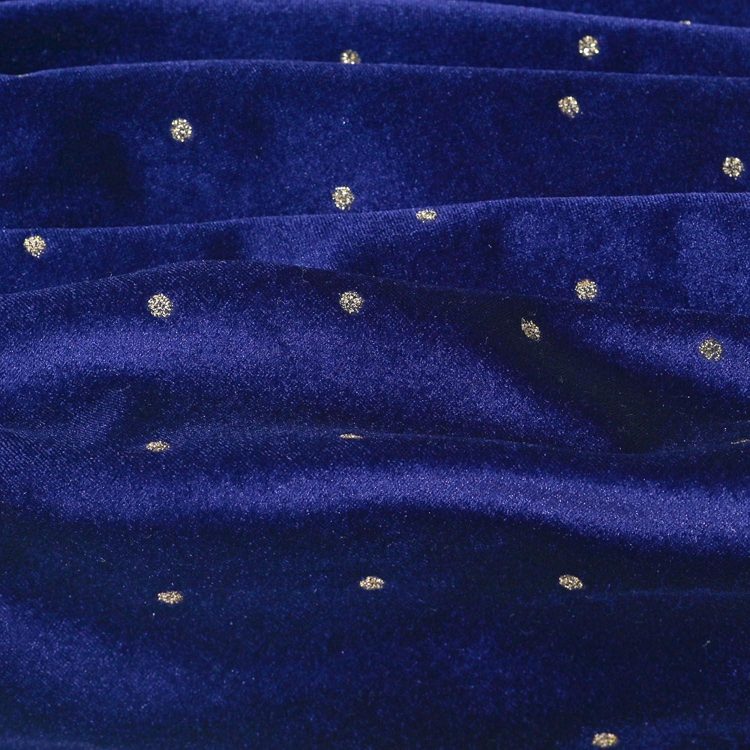 imageSunny Fashion Girls Dress Glitter Golden Star White Collar Casual Warm WinterPurple