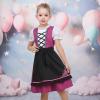 Sunny Fashion Girls German Dirndl Dress Costumes for Bavarian Oktoberfest Vintage Pink(Purple)