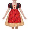 Sunny Fashion Girls German Dirndl Dress Costumes for Bavarian Oktoberfest Vintage Pink(Red Poker)