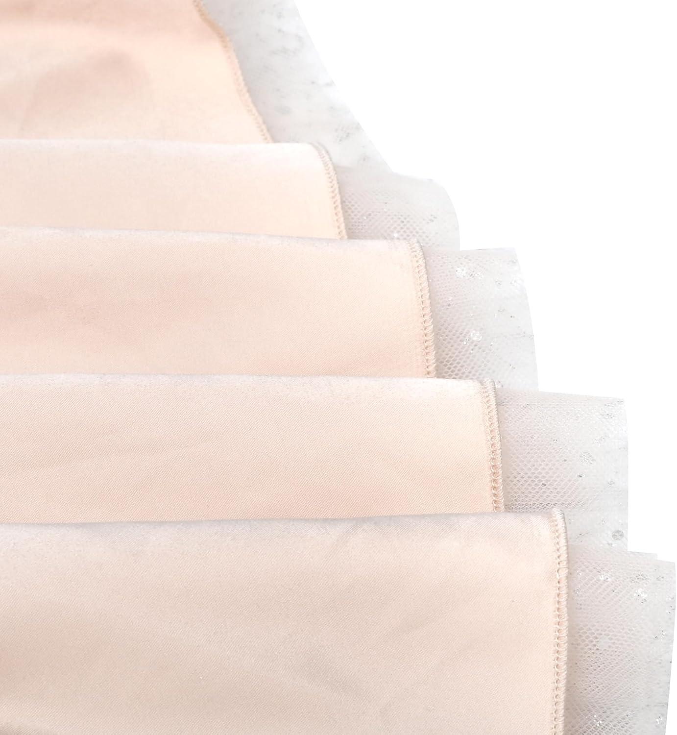 imageSunny Fashion Girls Dress Flower Lace Top Burgundy Gradient Skirt SleevelessLight Pink