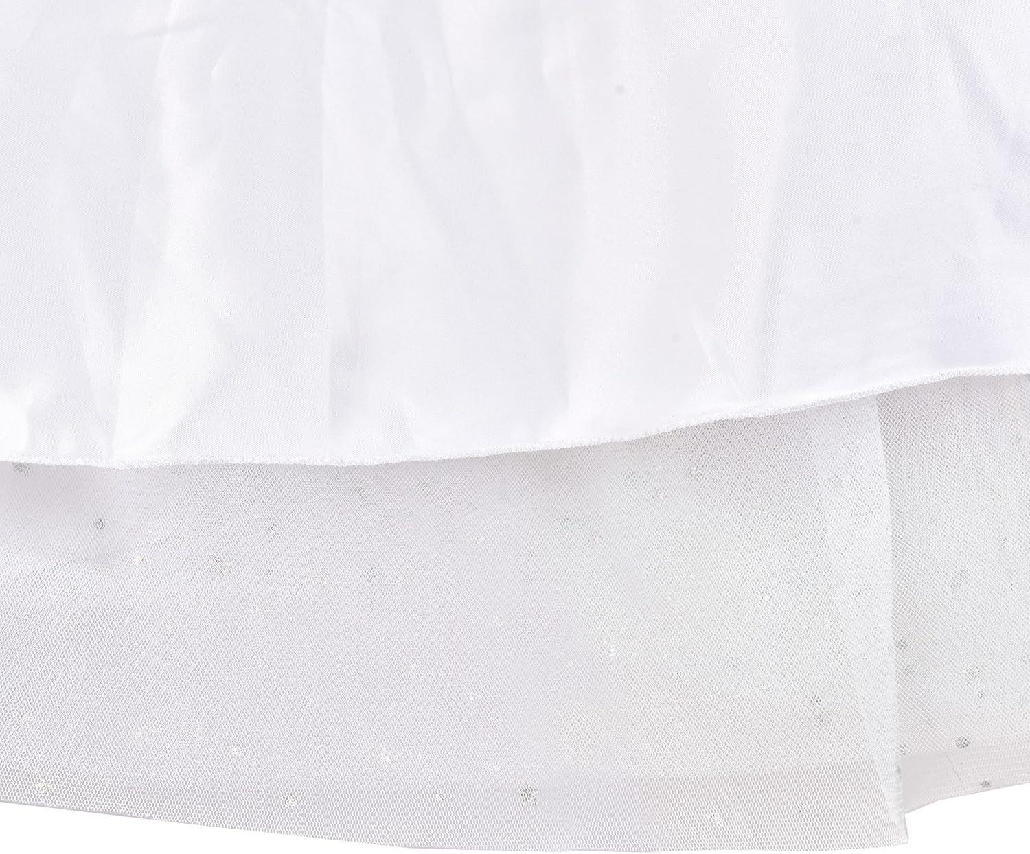 imageSunny Fashion Girls Dress Flower Lace Top Burgundy Gradient Skirt SleevelessWhite Tulle