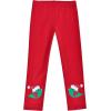 Sunny Fashion Girls Outfit Set 2 Piece Cotton Heart Casual Dresss Top Pants(Green Santa)