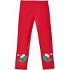 Sunny Fashion Girls Outfit Set 2 Piece Cotton Heart Casual Dresss Top Pants(Red Hat)