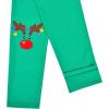 Sunny Fashion Girls Outfit Set 2 Piece Cotton Heart Casual Dresss Top Pants(Reindeer Tree)
