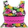 HY52 Girls Dress Princess Sunflower Lace Belt Party Summer Cotton Size 7,Multicolor,